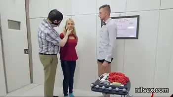 Kinky teenie was brought in anal nuthouse for harsh therapy