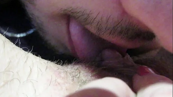 Big clit licking and sucking until she cums hard hairy girlfriend huge orgasm in close up