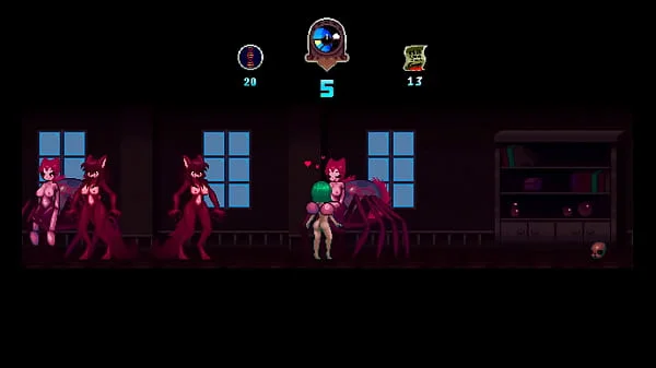 Haunted Hump House [PornPlay Halloween Hentai game] Ep.1 Ghost chasing for cum futa monster girl