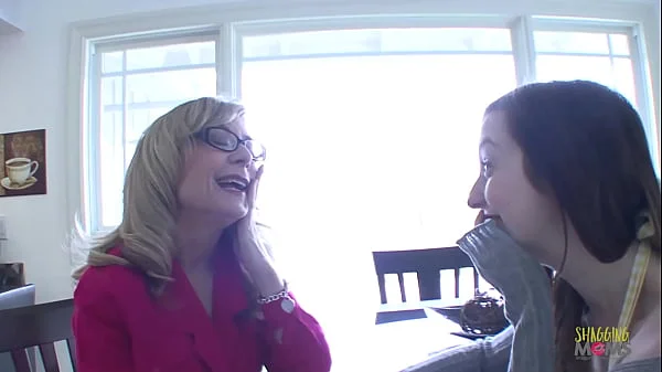 Slow sensual and precise Nina Hartley lesbian sex in 69 position