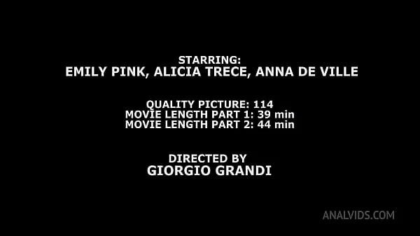 Perv Xmas#2 Dry, Anna de Ville & Emily Pink & Alicia Trece, DAP, Gapes, ButtRose, Creampie, Swallow GIO2028