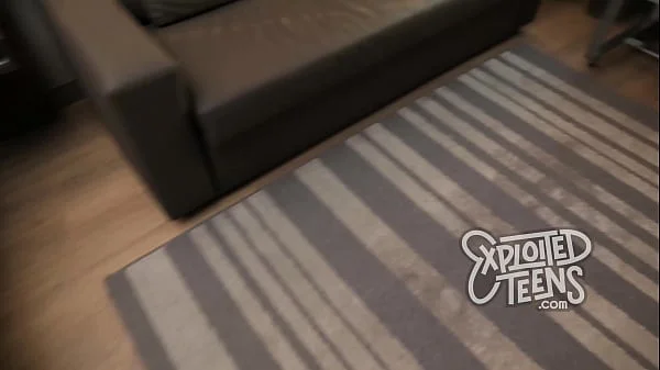 Watch this beautiful teen with perfect lil titties suck a fat cock