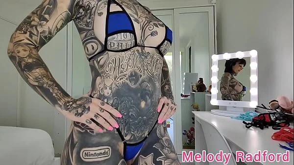 Light and Dark Blue Skimpy Micro Bikini try on Haul Melody Radford