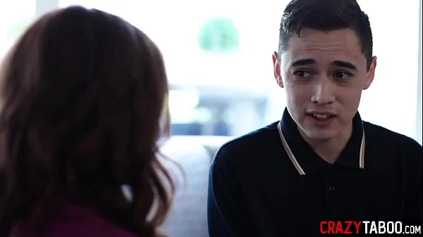 Stepson wants big tits MILF stepmoms Natasha Nice bird so she let him to penetrate her hard