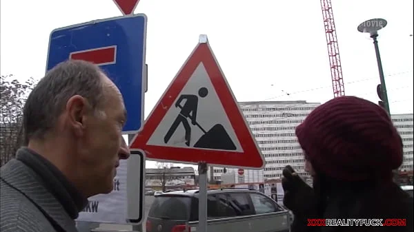 The older freak offered to fuck the nice girl and she agreed