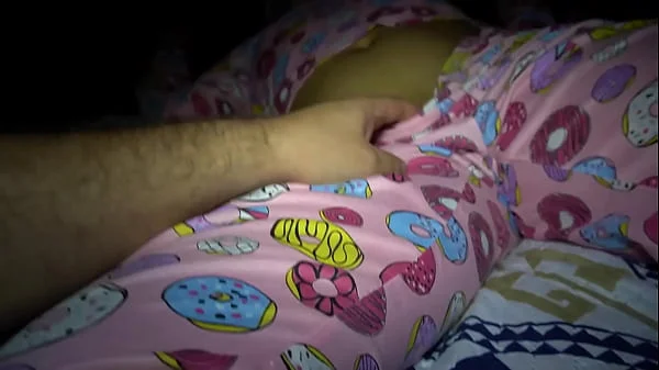 my sweet stepniece wanted me to visit her at her bedroom and got so horny that she let me cum in her shaved pussy