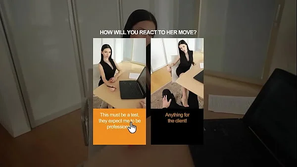 Lifeselector - Sasha Rose puts the moves on you for hot office sex