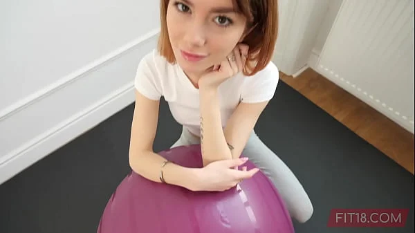 Skinny Hungarian Teen Liz Ocean Has To Fuck Gym Owner For Job - 60FPS