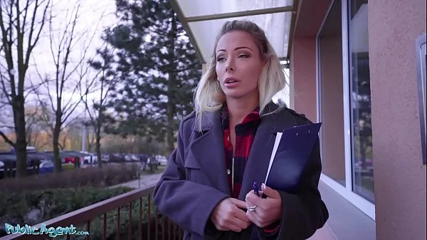 Public Agent Blonde Ozzie Isabelle Deltore fucks to save the bush