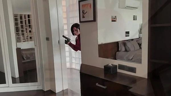 Ada Wong from Resident Evil Masturbates Wet Pussy Dildo and Crazy Orgasm - Solo Cosplay