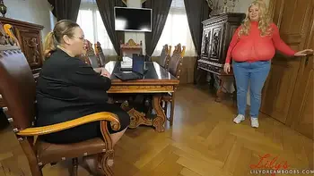 Milly masturbates on interview