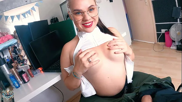 clumsy secretary gets fucked like a slut instead of being fired!