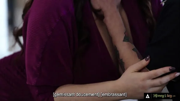 Busty MILF Natasha Nice Takes Her Cute Stepson's Anal Virginity! French Subtitles