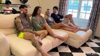 Troca de Casais com meus amigos franceses