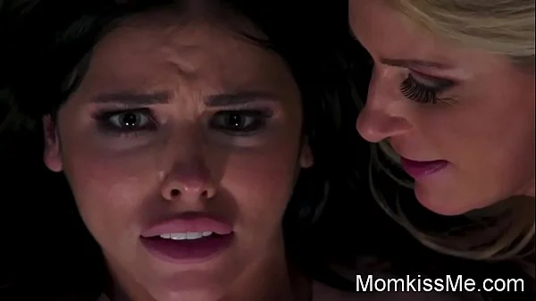 Hot girl get fingered at night by stepmom