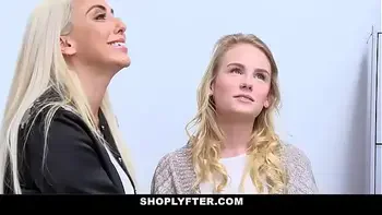 Blonde teen and stepmom gets fucked by security ( Kylie Kingston,Natalie Knight )