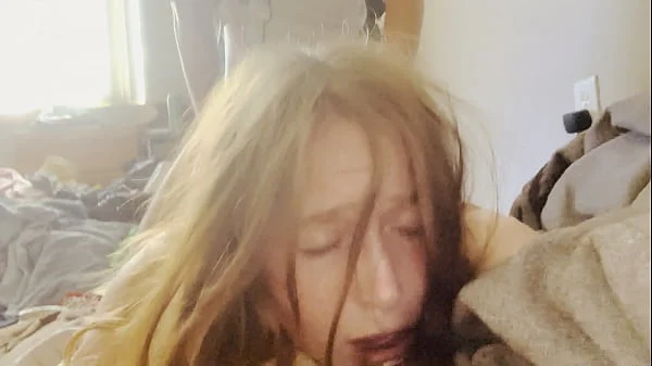 Extreme Rough Fucking Skinny 18 year old gf - multiple shaking orgasms and cumshot - PART 2/3