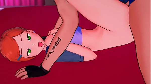 Gwen Tennyson (Ben 10 adult version) in a sex night