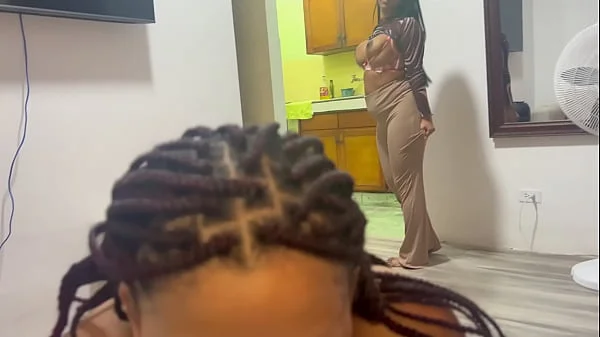 Catching my boyfriend fucking my stepmom. English subtitles