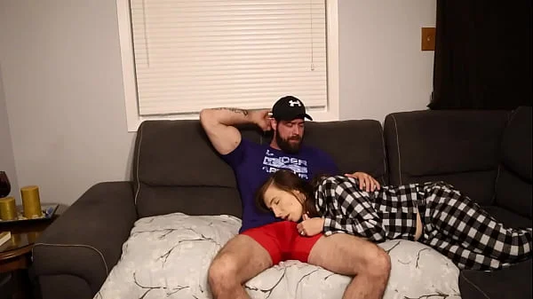 Stepmom and Stepson. Risky Cum in her Mouth. (SO MUCH CUM)