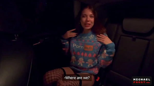 WOW! Christmas Miracle!- In Christmas Real Fan Fuck Pornstar in Car - POV - Michael Frost and MihaNika69