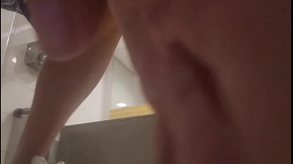 Couple caught fucking in public toilets