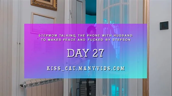 DAY 14 - Step mom date Stranger from sex app, but He was Step son! Hard fuck in Pussy and Deepthroat