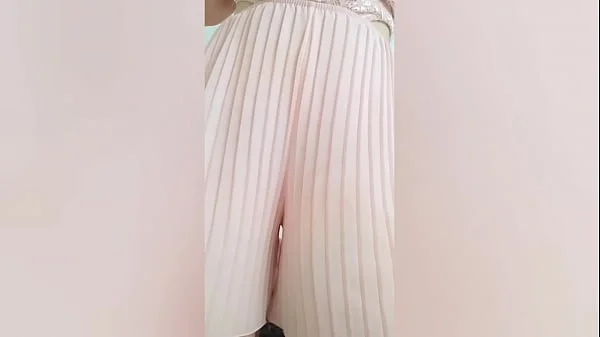 Young cutie in pink dress playing with her big tits in front of the camera - DepravedMinx