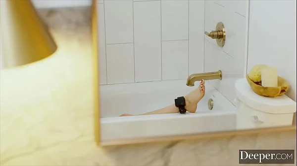 Deeper. Bad girl Freya begs to be handcuffed