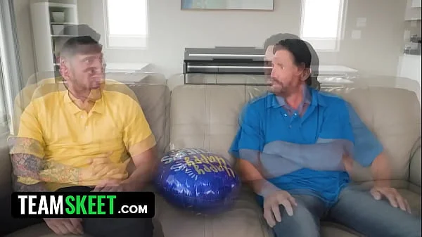 Gorgeous Young Sluts Strip Down And Pound Their StepDads To Celebrate Step-Father's Day