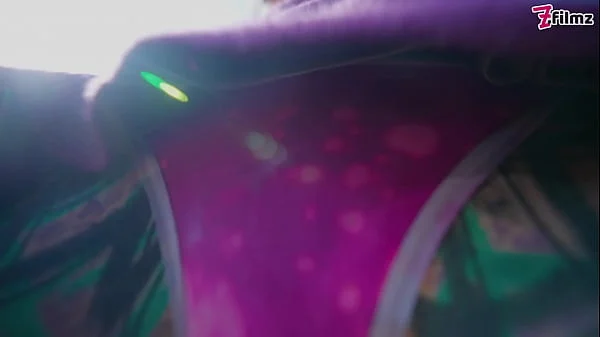 Tattooed girl with pierced pussy gets ANAL fucked outdoors