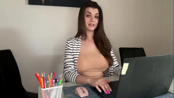 Stepmother made a huge cum when she was caught by her stepson