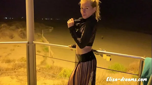 Bukkake with voyeurs by night in Cap d'Agde