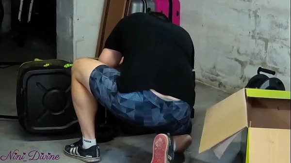 A big ass French Milf gets fuck by her gardener in her basement!