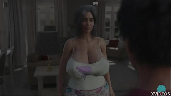 THE GOLDEN BOY #53 • Sniffing her panties and staring at her giant tits