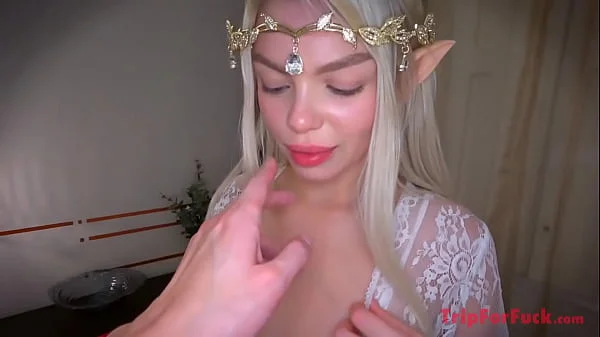 Stunning Russian girl with Elf costume