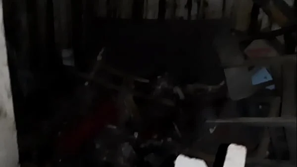 We hid from the rain in an abandoned place to have sex with dirty talk - Lesbian Illusion Girls