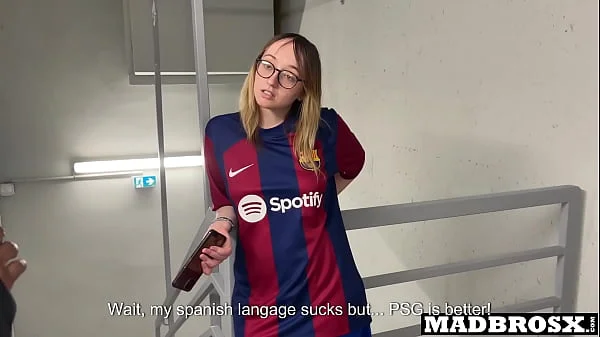 A Barcelona Supporter Fucked By PSG Fans in The Corridors Of The Football Stadium !!!