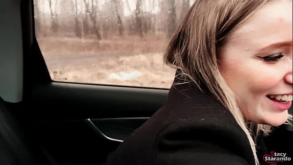 Social Experiment Ended For Presenter With Cum In Her Pussy