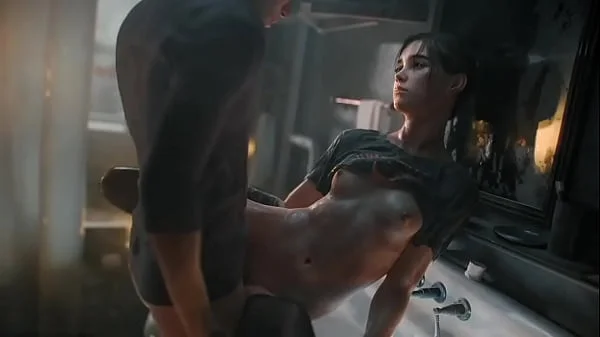 Ellie Williams getting fucked and cummed on