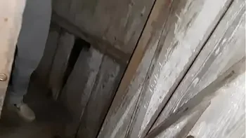 I caught my neighbor masturbating in the toilet on the street and I joined her - Lesbian Illusion Girls