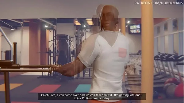 3D animation instructora de gym follando por el culo