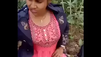 Mangal in the jungle, she made her pussy red after fucking her stepsis in clear audio Voice