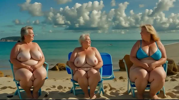 Granny with huge tits