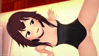 Megumin (konosuba) visita la enfermeria esta caliente y quiere quitarse la toalla para follar (Versión adulta) (hentai) (sin censura)