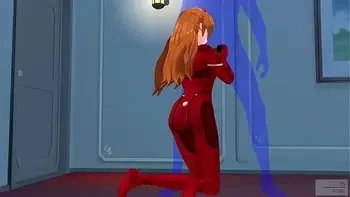 無修正アニメ　エヴァ　アスカ２　ASMR