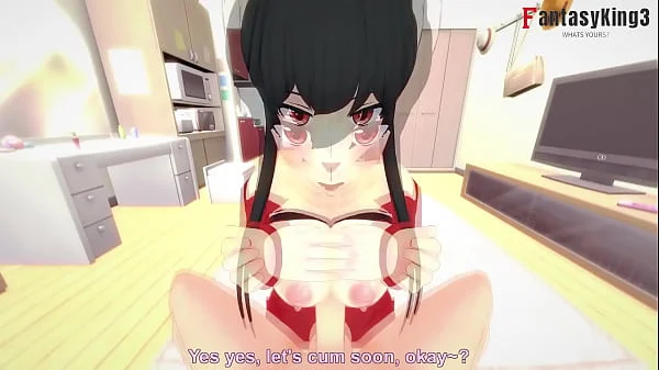 Yor Forger fucking and sucking pov | Spy x Family | Uncensored hentai | Short (more on red)