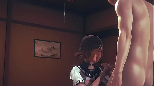 Hentai Uncensored 3D - Kaya Handjob and Fucked - Japanese Asian Manga Anime Game Porn