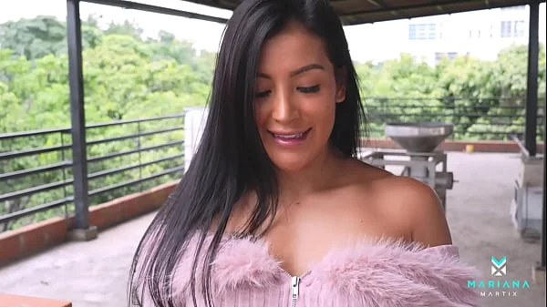 Worker with BBC fucks me on the terrace while my husband is not at home - Mariana Martix