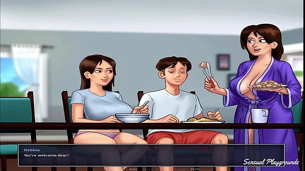 Summertime Saga | Pawg bbw busty stepmother and stepsister